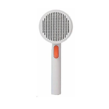 Щітка пуходерка для грумінгу тварин PETKIT Pet Grooming Brush 2 слікер для котів і собак самоочисна, фото 1