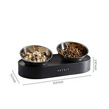 Годівниця миска для тварин PETKIT Fresh Nano Metal подвійна механічна для котів і собак, фото 4