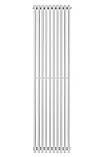 Вертикальний дизайнерський радіатор опалення ARTTIDESIGN Ancona 10/1800/460/50 білий матовий, фото 6