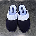 Тапочки жіночі Белста закриті вельветові темно-сині 2633, фото 4