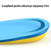 Підп'ятники силіконові при шпорі для взуття 35-40. Коректори для стопи у взуття. Напівустілки гелеві, фото 9