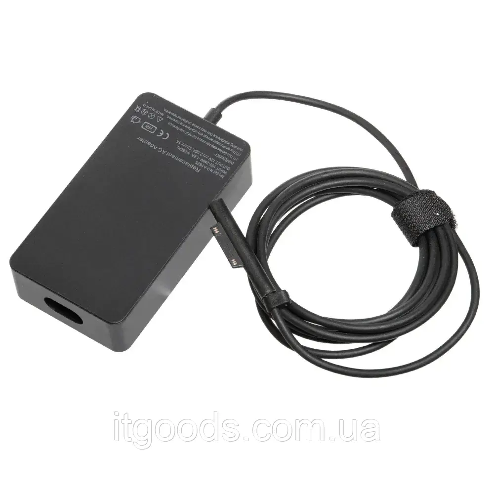 Зарядний пристрій (блок живлення / зарядка) 15V 65W для планшета Microsoft Surface Pro 3/4/5/6/7/8/X 1866 1736