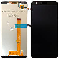 Дисплей (екран) ZTE Blade A31 Plus 2021, L210 з тачскрином (чорний Оригінал)