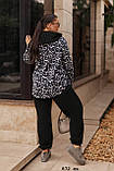 Стильний костюм двійка батальний 872 лз, фото 6