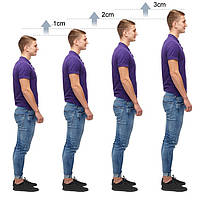 Силіконові підп'ятники для збільшення росту 1,5см. Напівустілки гелеві для взуття з додатковою амортизацією для п'ят, фото 10