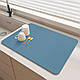 Супер поглинаючий килимок нековзний для сушіння посуду суперабсорбуючий 49*39 см Blue, фото 2