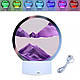 Нічник 3D з Led підсвічуванням 7 режимів фіолетовий пісок, фото 2