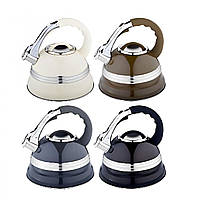 Чайник Edenberg зі свистком із нержавіючої сталі 3л під усі види плит EB-1958F