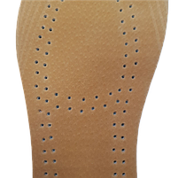 Устілки обрізні шкіряні у взуття 40-44 розмір коричневі. Устілки у туфлі. Устілки для класичного взуття, фото 7