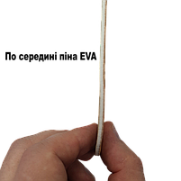 Устілки обрізні шкіряні у взуття 40-44 розмір коричневі. Устілки у туфлі. Устілки для класичного взуття, фото 5