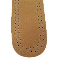 Устілки обрізні шкіряні у взуття 40-44 розмір коричневі. Устілки у туфлі. Устілки для класичного взуття, фото 8