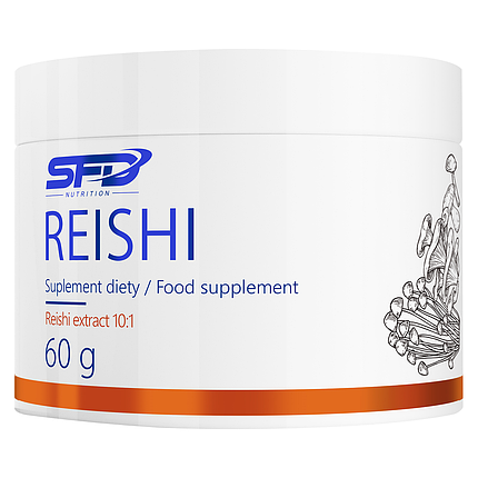 Гриби Рейші у порошку SFD Nutrition Reishi 1000 мг 60 г, фото 1