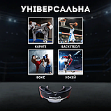 Капа для боксу зубів боксерська зубна силіконова спортивна Hechpro для боксерів чорно-червона HP-КАП1, фото 7