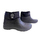 Зимові чорні черевики пінка ЕВА  верх липучка 44 розмір, фото 2