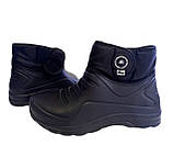 Зимові чорні черевики пінка ЕВА  верх липучка 44 розмір, фото 7