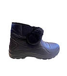 Зимові чорні черевики пінка ЕВА  верх липучка 44 розмір, фото 8