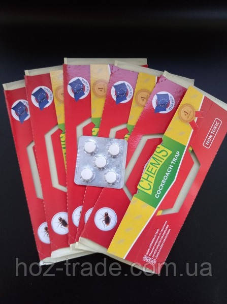 Клейові пастки від таракнів Чиміс Chemis-5шт