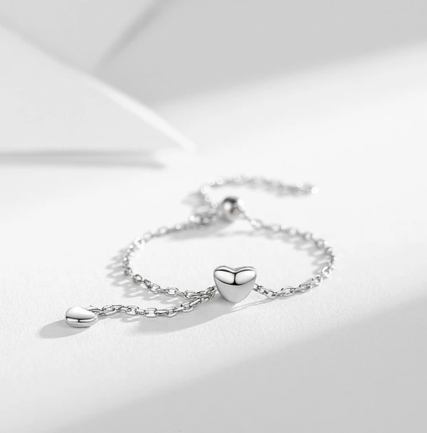 Кільце з ланцюжком, кільце серце регулюється Fashion Jewelry, фото 1