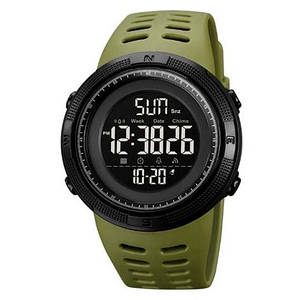 Годинник наручний 2070AGWT SKMEI, ARMY GREEN-WHITE, 9304