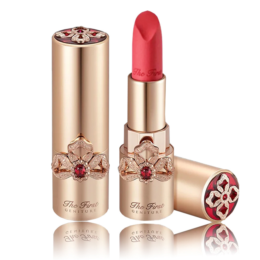 Вельветова помада з екстрактом півонії у подарунковій упаковці O HUI The First Generation Sheer Velvet Lipstick 3.8g