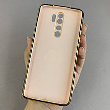 Чохол для Xiaomi Redmi Note 8 Pro глянцевий чохол з кільцем тримачем на сяомі редмі нот 8 про пудровий l7h, фото 3