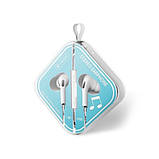 Навушники дротові з мікрофоном Celebrat G15 білі, фото 2