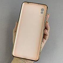 Чохол для Xiaomi Redmi 9A глянцевий чохол з кільцем тримачем на телефон сяомі редмі 9а пудровий l7h, фото 3
