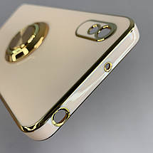 Чохол для Xiaomi Redmi 9A глянцевий чохол з кільцем тримачем на телефон сяомі редмі 9а пудровий l7h, фото 6