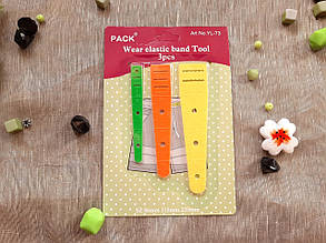 Пристрій для протягування гумки або шнурка