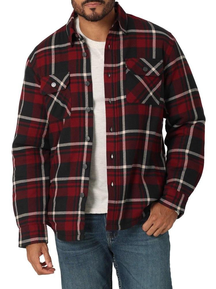 Куртка-сорочка Wrangler на підкладці - Cabernet L (112324455)