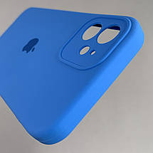 Чохол для Apple iPhone 12 матовий кейс із закритою камерою чохол на айфон 12 синій o5h, фото 5