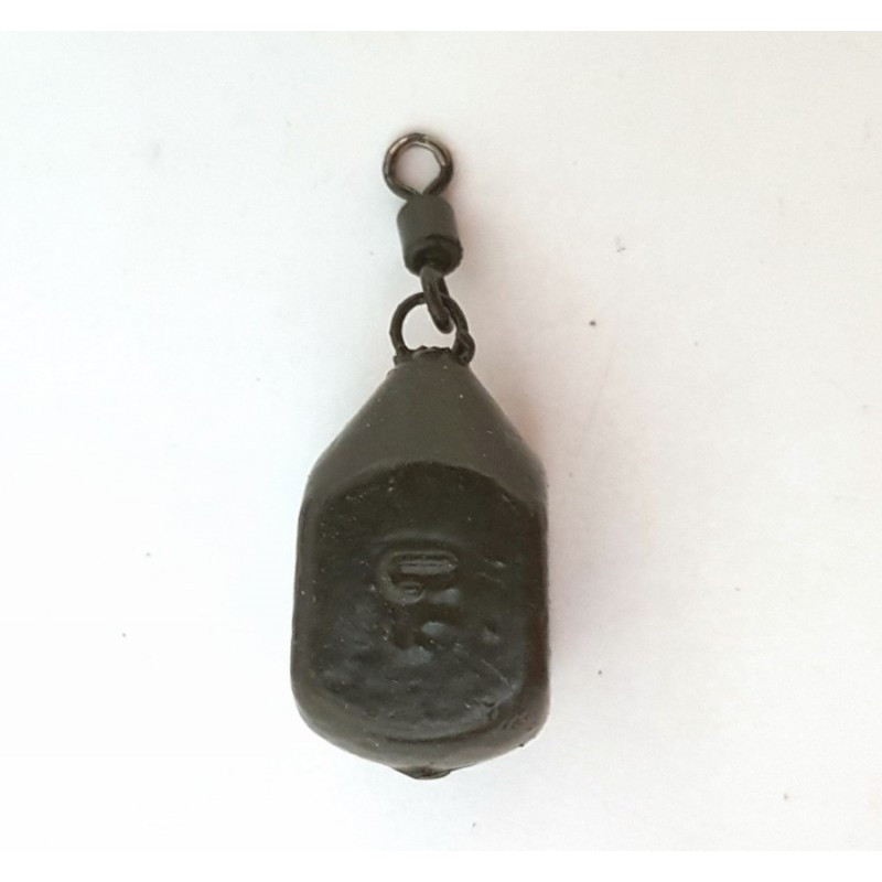 Грузило Куб фарбований з вертлюгом, 60г (Грузила коропові), фото 1