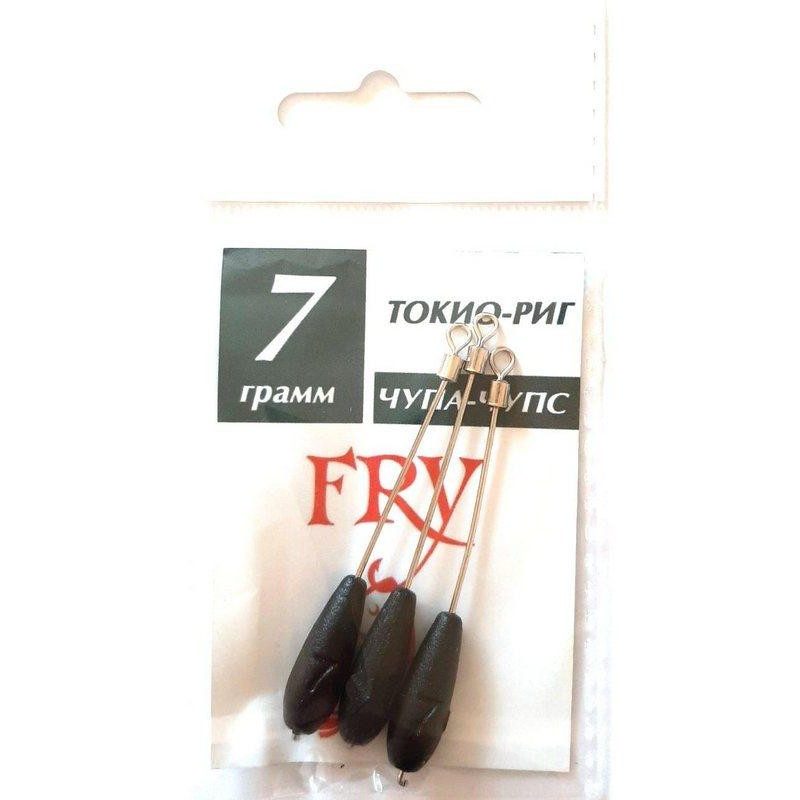 Грузило Токіо-Риг, 3шт/уп, 7г (Грузила Токіо-Риг), фото 1