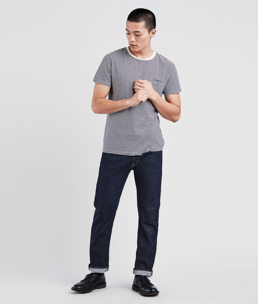 Чоловічі джинси Levi's 501 - The Rose Stretch W36 L34 Темно-синій (005012331)