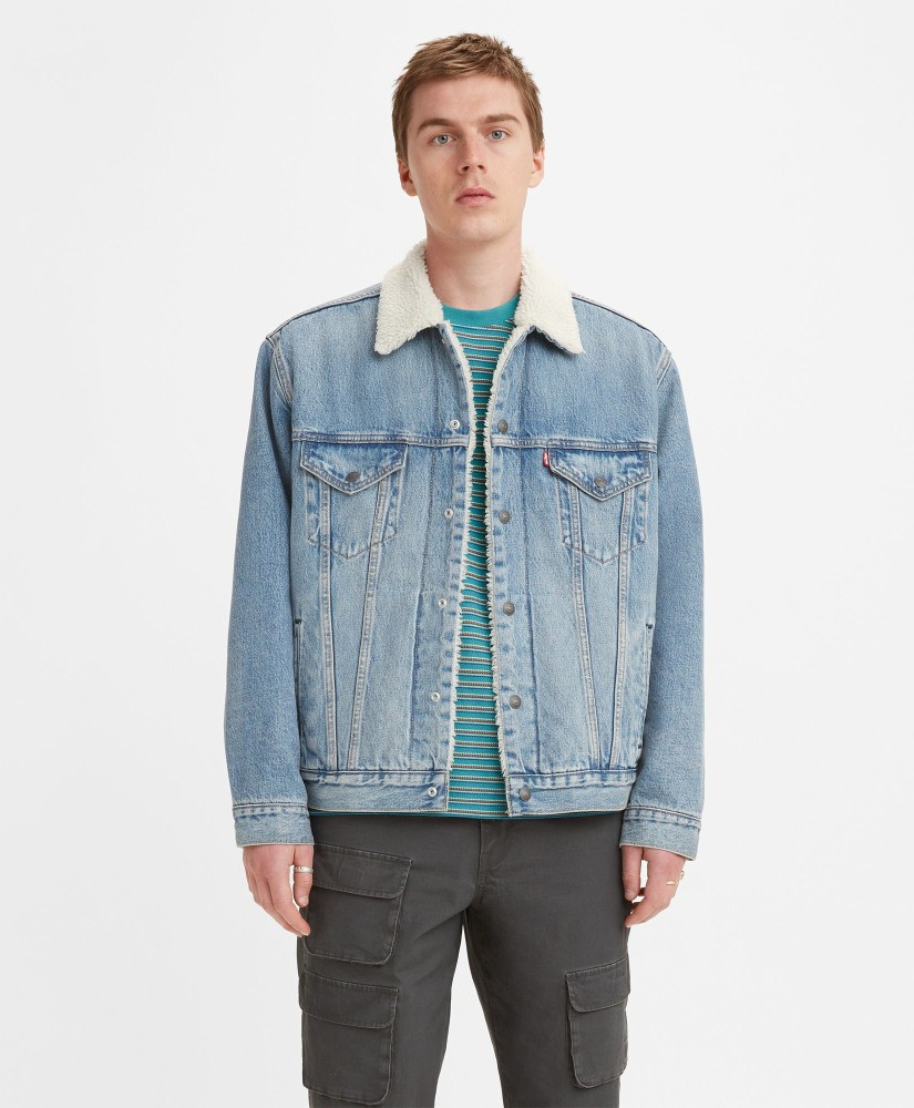 Джинсова куртка на підкладці Levi's Premium Trucker Jacket Type lll – Lite блакитний M (791290001)