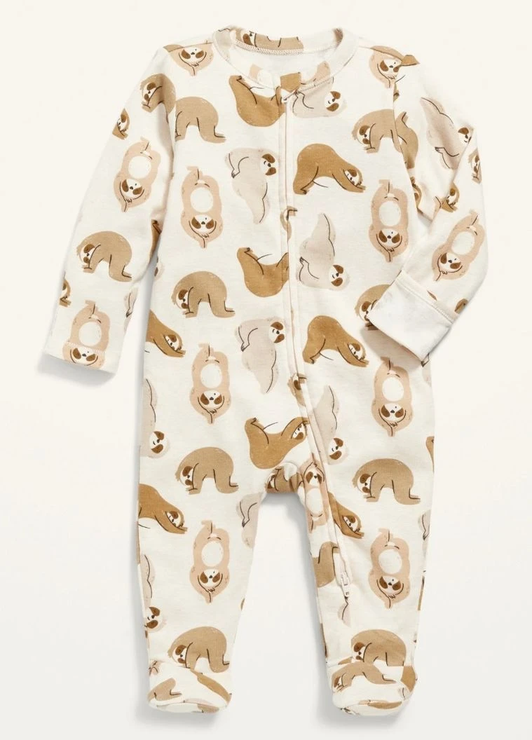 Людина дитяча - біла з лінивцями Old Navy 68см 6-9 Місяців (878064), фото 1