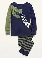 Піжама для хлопчиків тиранозавр футболка + штани Old Navy 74см 6-12 Місяців (756434)