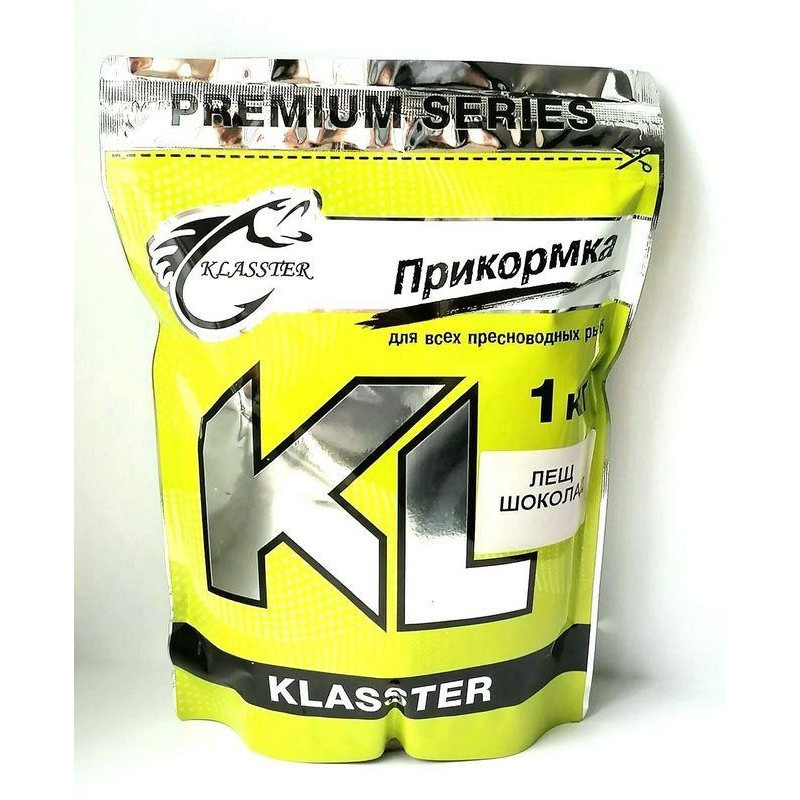 Прикормка Klasster Premium, 1кг, Лящ Шоколад (Прикормки), фото 1