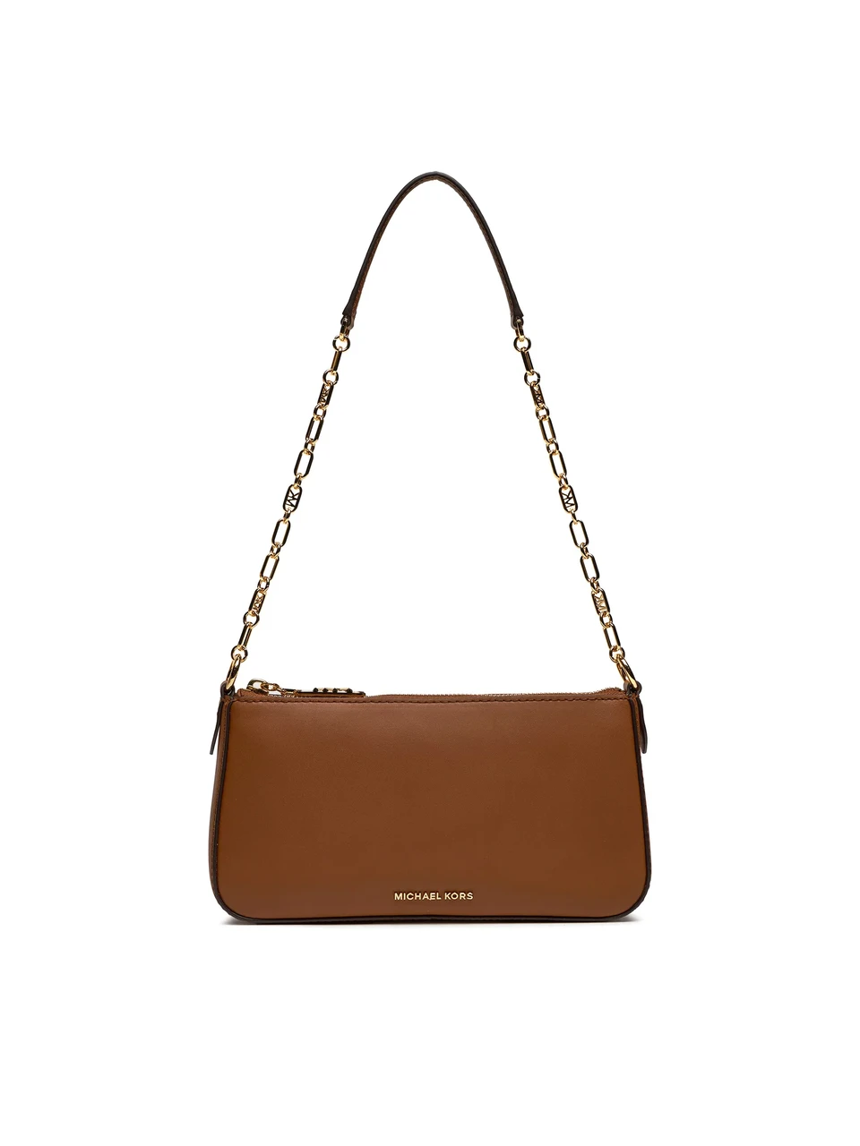 Жіноча сумка MICHAEL Michael Kors Empire Medium Leather Chain-Link Pochette (32H3G8EW6L) Luggage