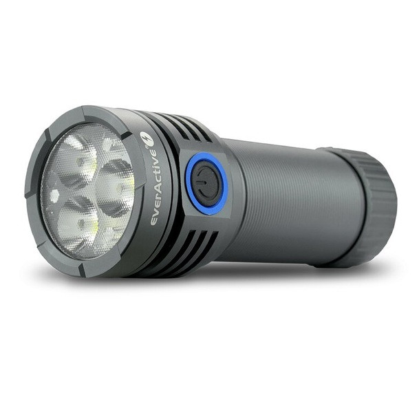 Ручний ліхтарик everActive FL-3300R "Luminator", 3xOsram P9 LED, 26650/4000mAh, 3300Lm, 30W, USB-C, IPX4