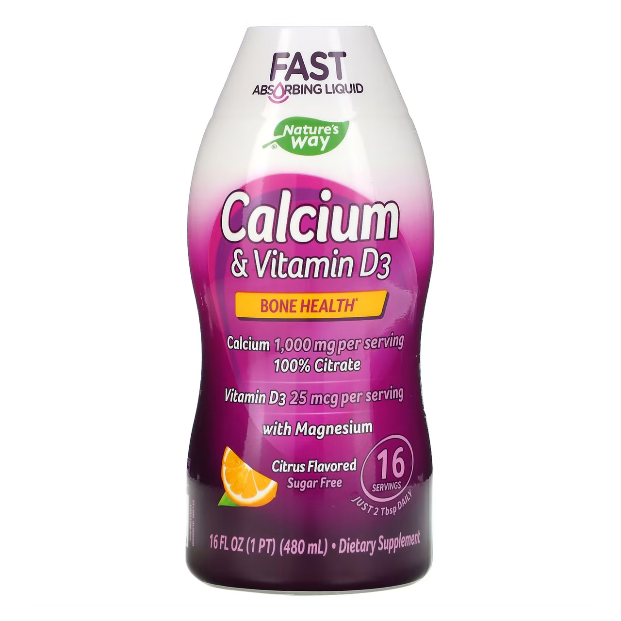 Calcium & Vitamin D - 16 oz, фото 1