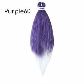 Канекалон Easy Braid Purple60 омбре Фіолетовий/білий
