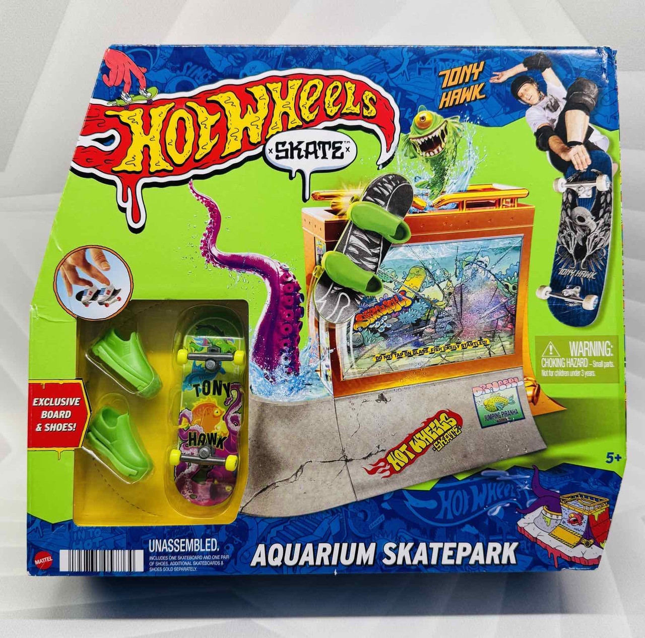 Набір Хот Вілс Скейт Акваріум Скейтпарк Hot Wheels Aquarium Skatepark