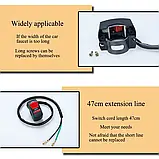 Кнопка включення ДХО або габаритами авто мото двох позиційна, фото 8