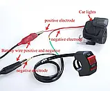 Кнопка включення ДХО або габаритами авто мото двох позиційна, фото 7