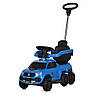 Дитяча каталка-толокар Bambi M 5900 з батьківською ручкою 2 в 1 Синій, фото 2
