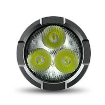 Ручний ліхтарик everActive FL-3300R "Luminator", 3xOsram P9 LED, 26650/4000mAh, 3300Lm, 30W, USB-C, IPX4, фото 4