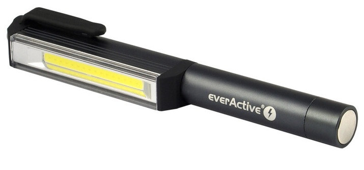 Ручний ліхтарик everActive WL-200, COB LED, 3xAAA, 200Lm, 3W