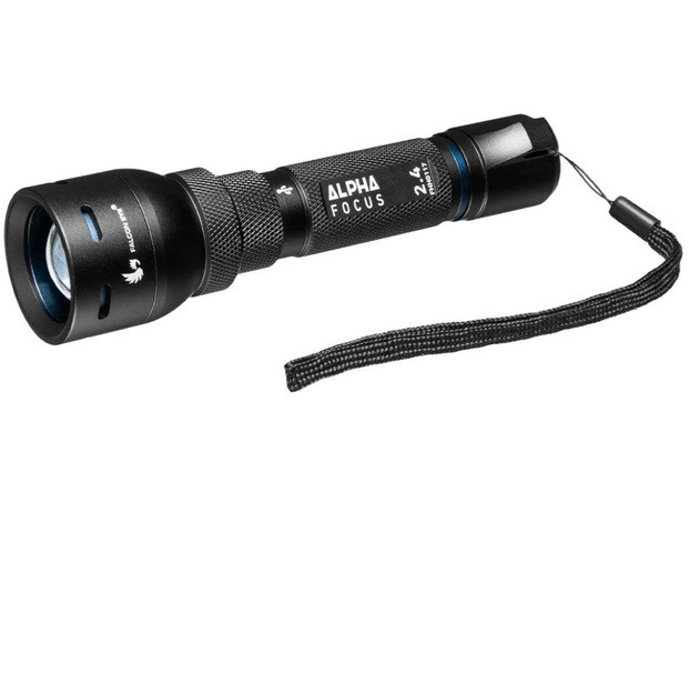 Ручний ліхтарик Falcon Eye Alpha Focus 2.4 FHH0116, 18650 2200mAh, 500Lm, CREE XM-L2, Alu, Focus, IPX4, USB