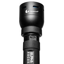 Ручний ліхтарик Falcon Eye Alpha Focus 2.4 FHH0116, 18650 2200mAh, 500Lm, CREE XM-L2, Alu, Focus, IPX4, USB, фото 6